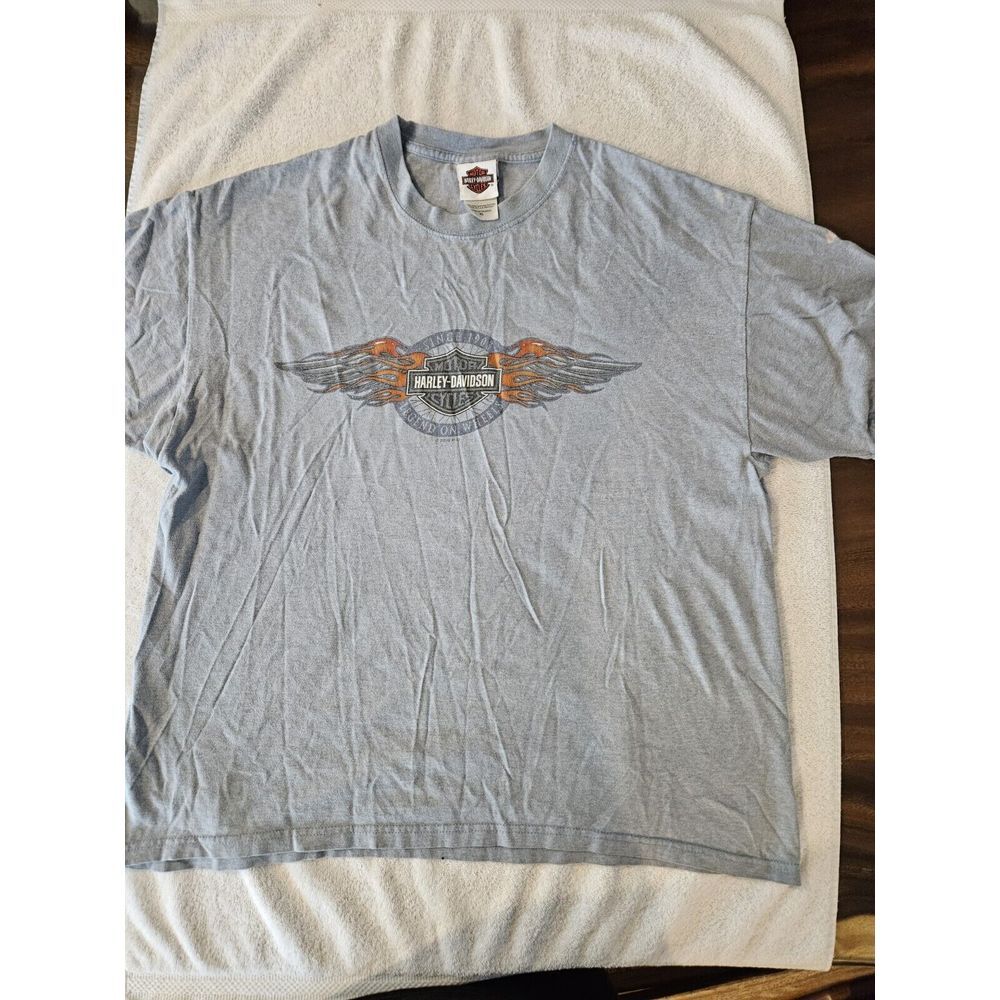 harley-davidson motorcycles 2008 Legend On Wheels Tshirt XL Hanes Beefy